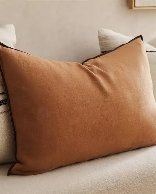 ЧЕХОЛ ДЛЯ ПОДУШКИ С КОНТРАСТНЫМ КРАЙОМ ZARA HOME