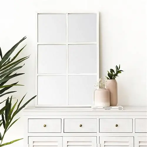 Мягкое белое зеркало от Kenay Home