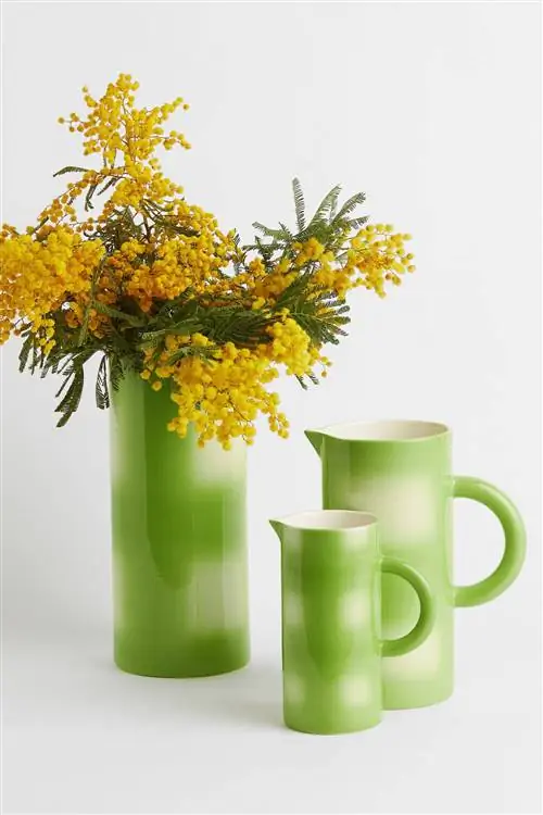 зеленая ваза от H&M Home