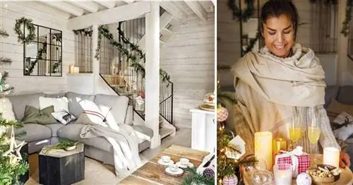 Стилист El Mueble Ольга Жиль-Верне объединяет усилия с IKEA, чтобы украсить этот уютный домик к Рождеству