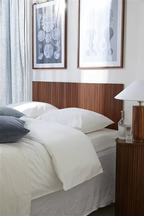 Ребристое деревянное изголовье от H&M Home