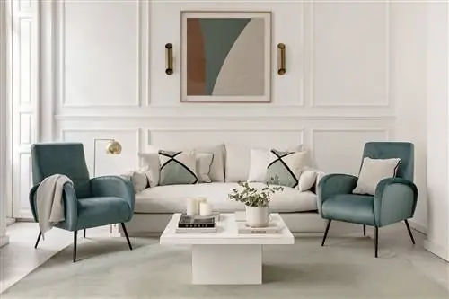 Прямоугольный ковер зеленого цвета от Kenay Home.