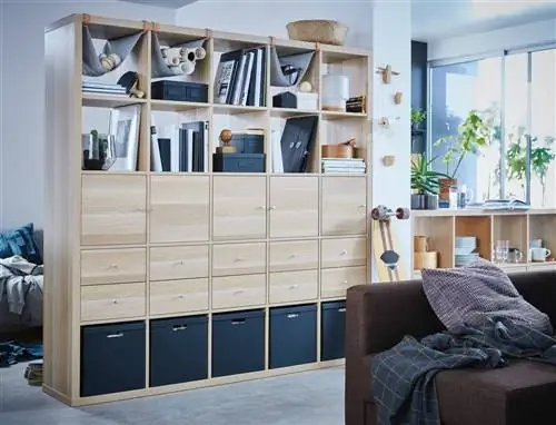 ИКЕА КАЛЛАКС Полка с ящиками для разделения комнат.