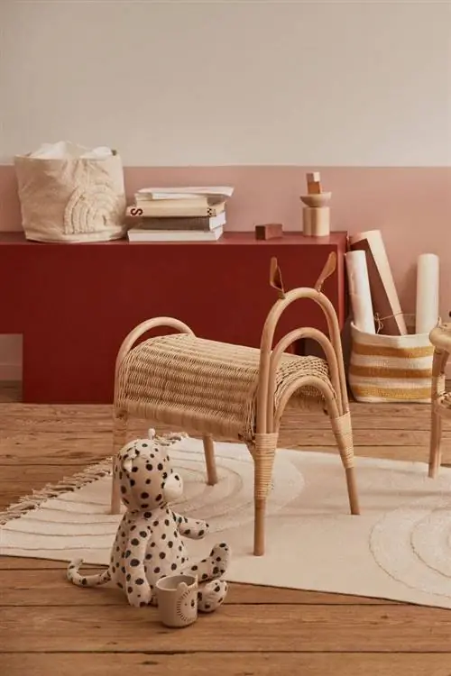 Детский табурет для верховой езды из ротанга от HM.