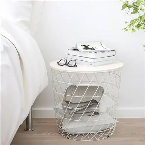 ИКЕА КВИСТБРО приставной столик с местом для хранения