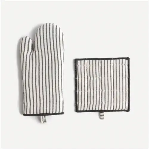 Черно-белая прихватка и прихватка от El Corte Inglés