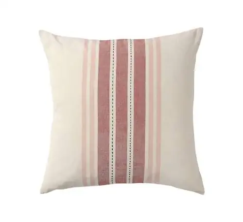 Полосатый чехол на подушку ВЕДМАЛ от ИКЕА.