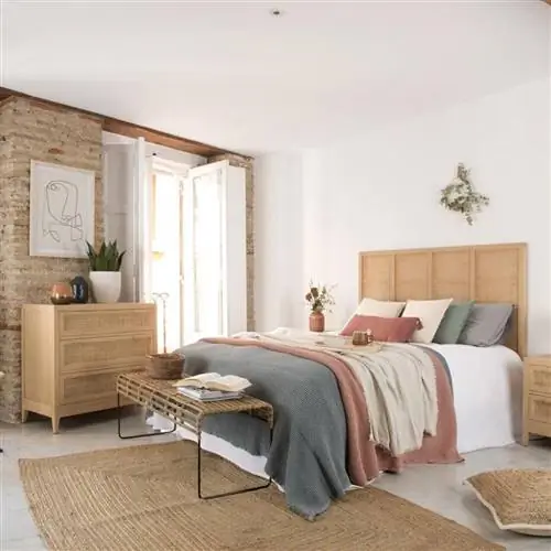 Удобное плетеное изголовье из волокна со скидками на банак