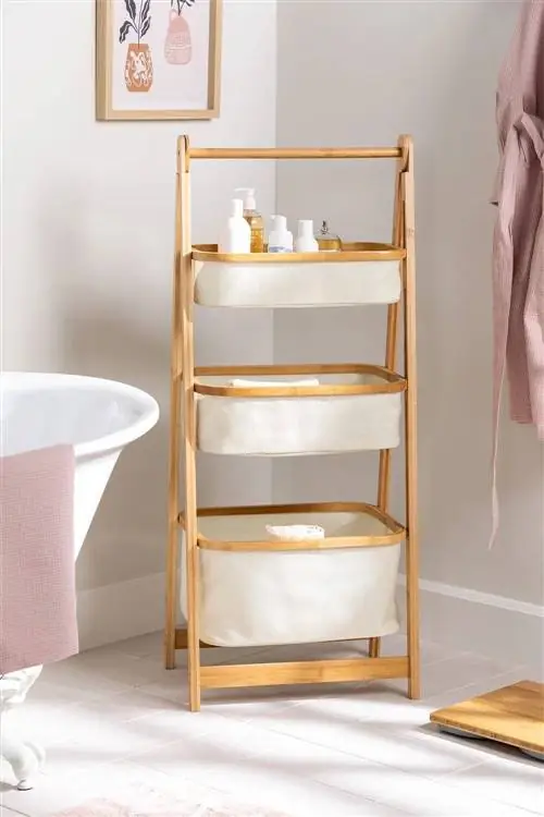 Полка для ванной из бамбука от SKLUM
