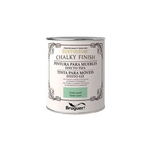 Лавровая зеленая меловая краска Bruguer.