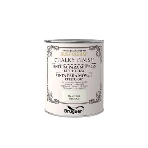 Белая меловая краска Bruguer.