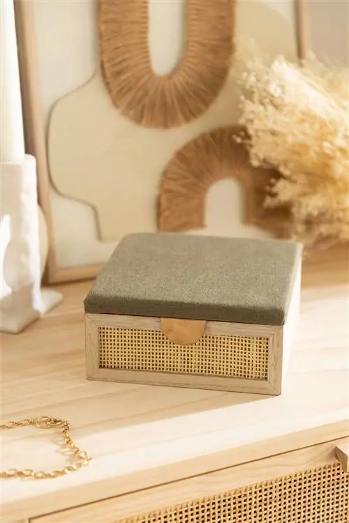 Деревянный карман-пустышка в форме коробки от Sklum.