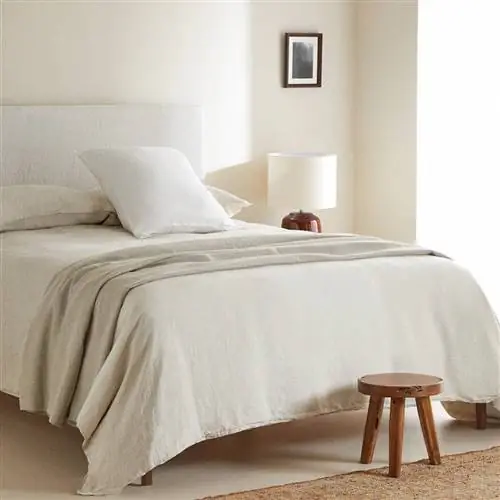 пододеяльник из стираного льна zara home