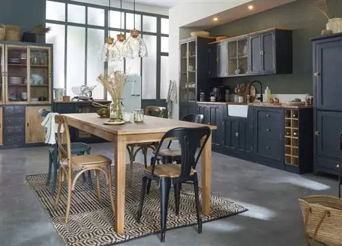 современная кухня Maisons du Monde освещение