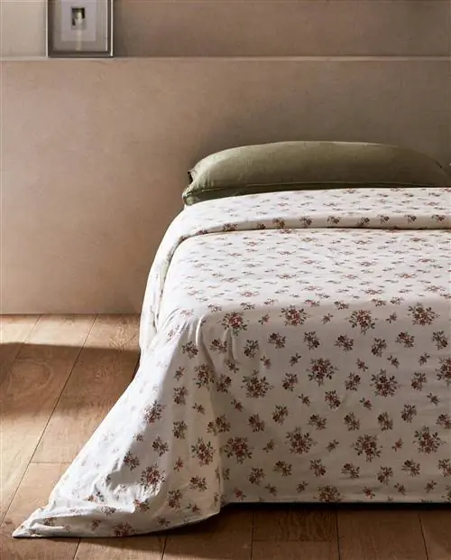 пододеяльник с цветами от Zara Home