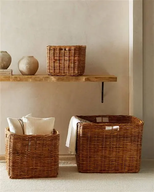 Zara Home корзины из ротанга