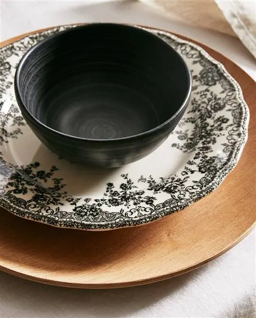 Деревянная сервировочная тарелка Zara Home