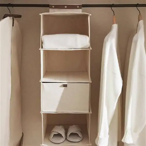 Zara Home подвесной органайзер из ткани и кожи