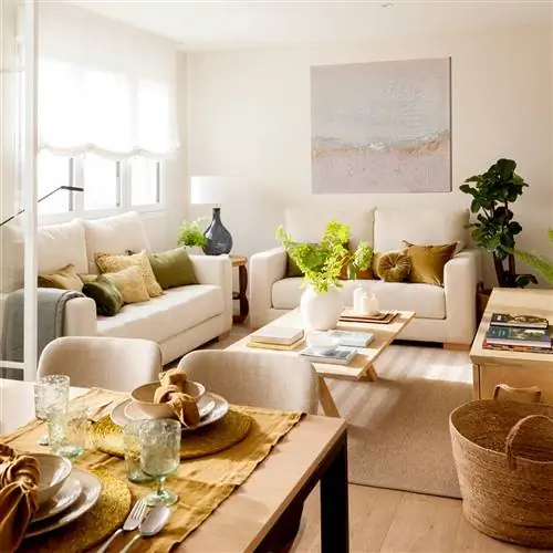 гостиная с ковром и текстилем 00551024