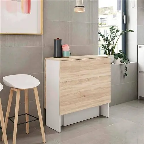 Стол с двумя складными крыльями