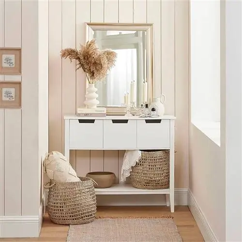 консоль с ящиками