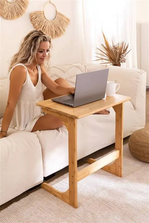 Бамбуковые столы для работы от модели дивана Skylar от Sklum.