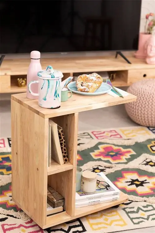 Деревянный столик для дивана Sklum Arlan.