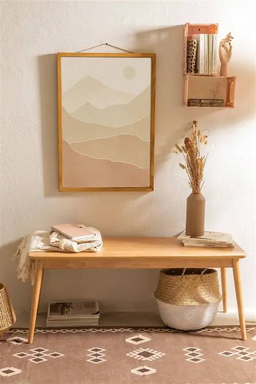 Sklum Betta Скамейка из каучукового дерева.