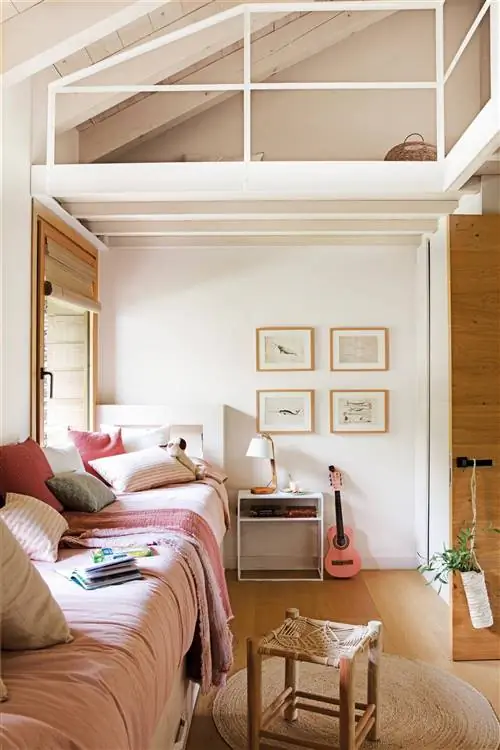 Молодежная комната с двумя кроватями онлайн