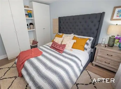 Спальня после ремонта братьев Скотт.