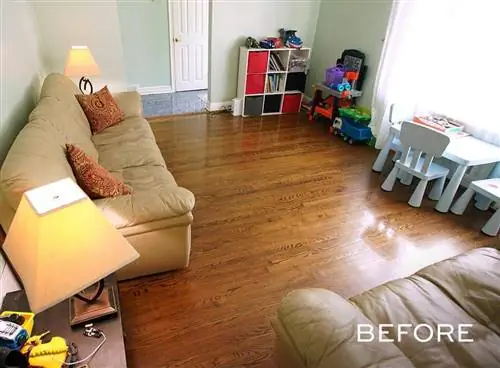 Гостиная до реформы братьев Скотт.