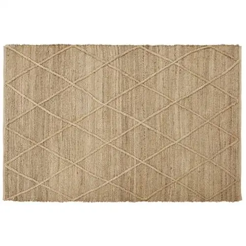 Джутовый ковер на чердаке от Maisons du Monde.
