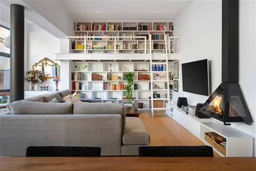 Гостиная после реформы квартиры Ирадье.