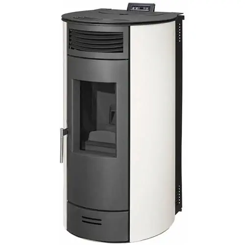 Пеллетная печь с вентиляцией Flavia 13 кВт Sannover White