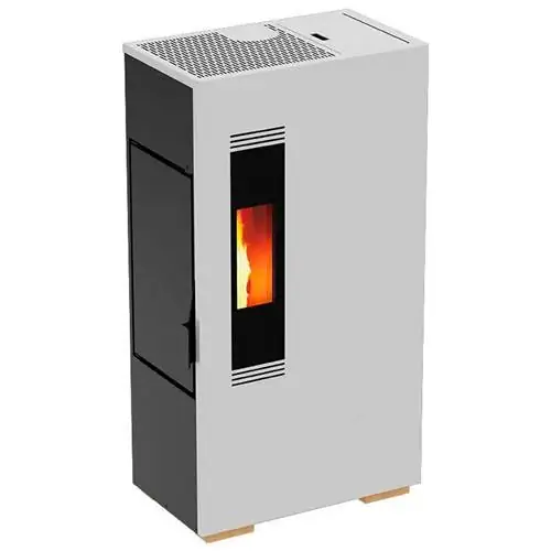 Пеллетная печь в прихожей в Маномано.