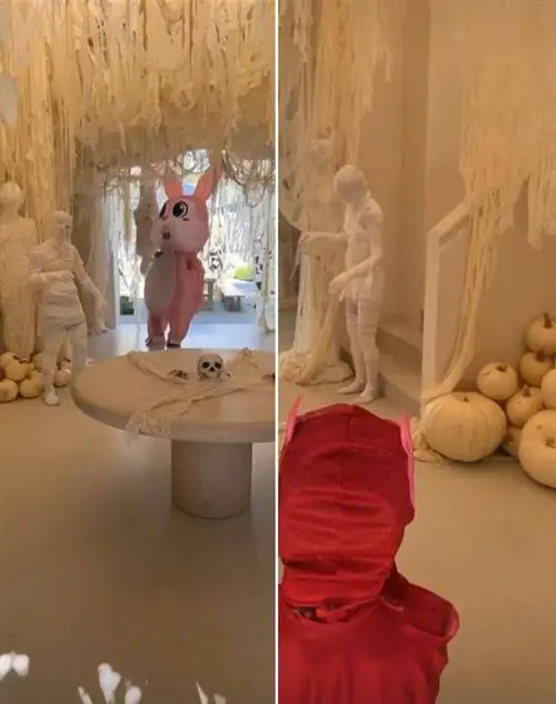 Хэллоуин в доме Хлои Кардашьян.