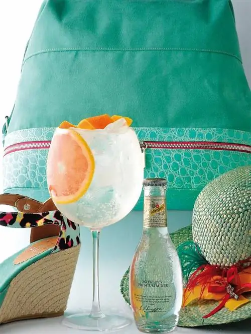 Джин-тоник, приготовленный с тоником Schweppes с кардамоном