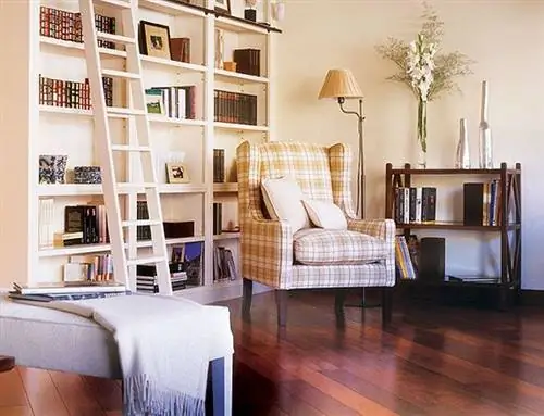 Мебель, Комната, Дизайн интерьера, Гостиная, Этаж, Недвижимость, Полка, Стол, Деревянный настил, Здание,