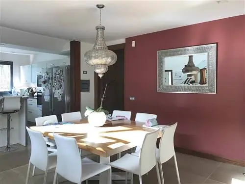 современная столовая до и после