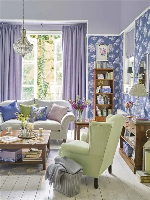 гостиная в британском стиле