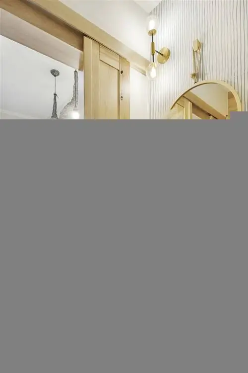 раздвижная амбарная дверь в проекте студии дизайна szkolna shoko