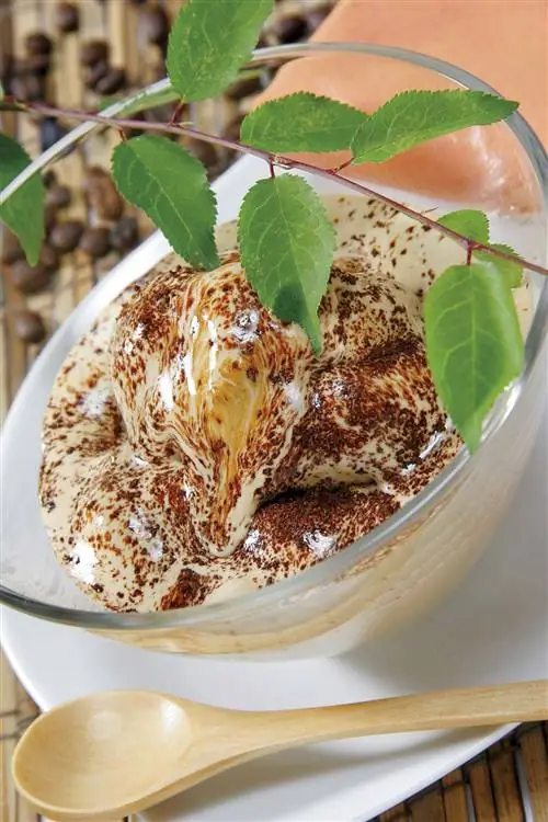 кофейное мороженое