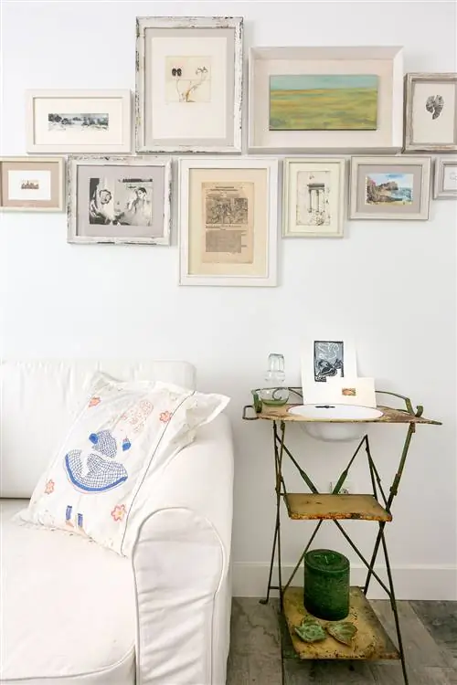 старая раковина как украшение гостиной