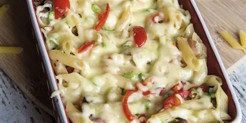 Как приготовить вкусные макароны с грибами и сыром