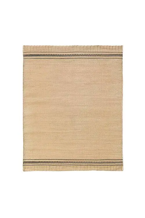 Плетеный коврик для гербария ручной работы, натуральный и черный, Nata