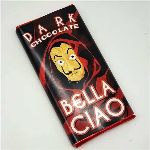 шоколад bella ciao из бумажного дома в подарок 5, 95 €