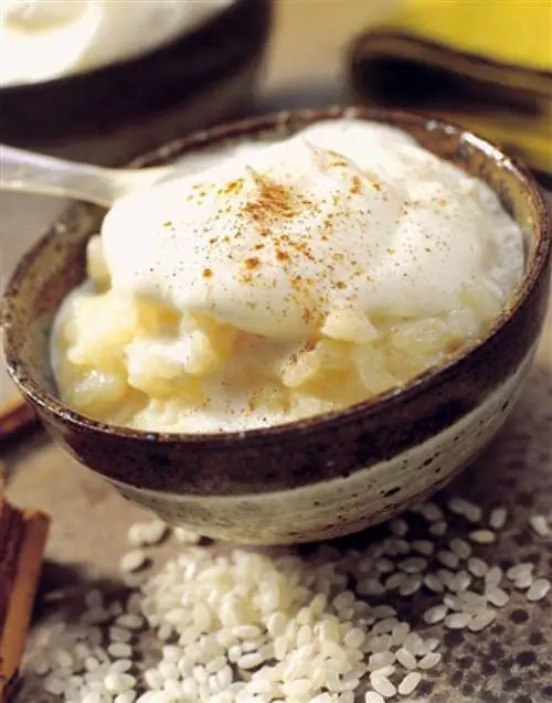 рисовый пудинг с корицей