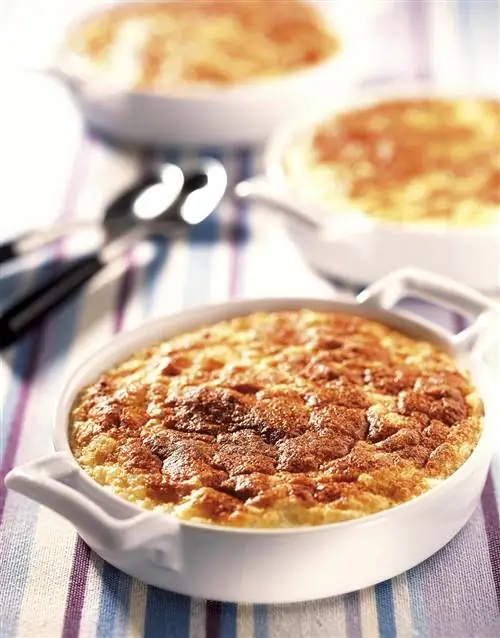 запеченный рисовый пудинг