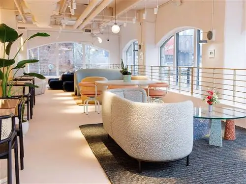 Дизайн интерьера, Комната, Недвижимость, Лобби, Мебель, Здание, Этаж, Архитектура, Стол, Потолок,