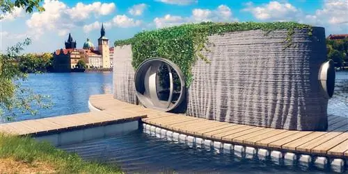 Первый напечатанный на 3D-принтере плавучий дом всего за 22 часа